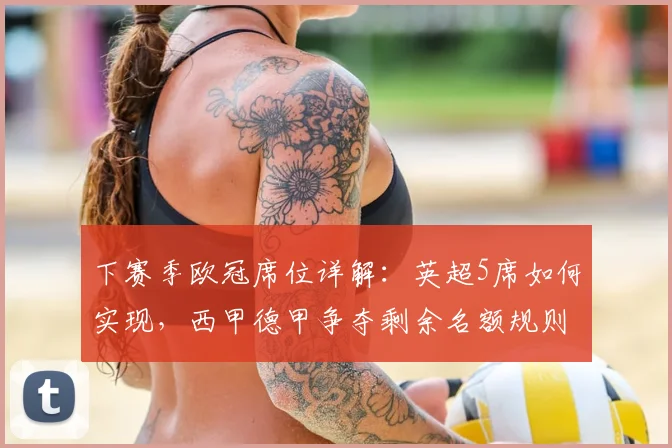 下赛季欧冠席位详解:英超5席如何实现,西甲德甲争夺剩余名额规则